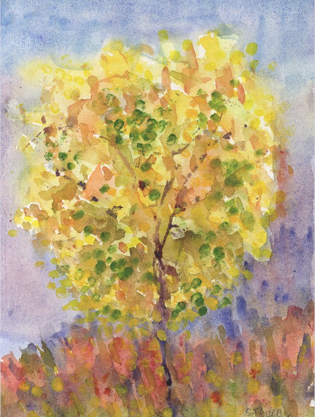 A tree of autumn
